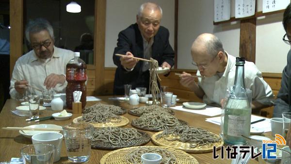 日本各地の在来種のそば試食