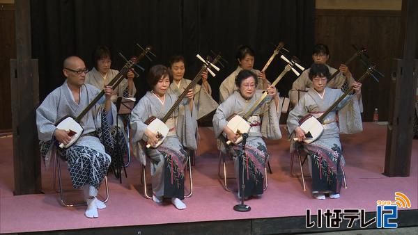 旧井澤家住宅で三味線イベント