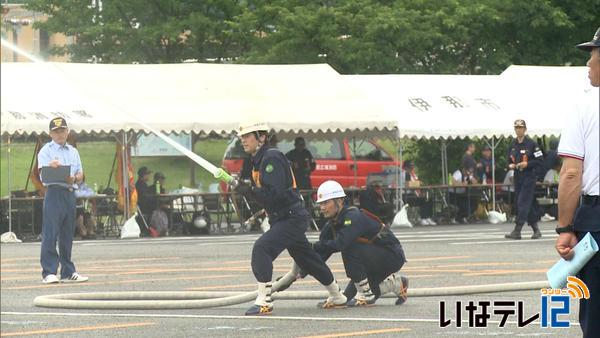 伊那市消防団　ポンプ操法大会