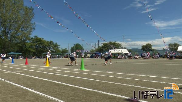 秋の運動会シーズン　箕輪西小運動会