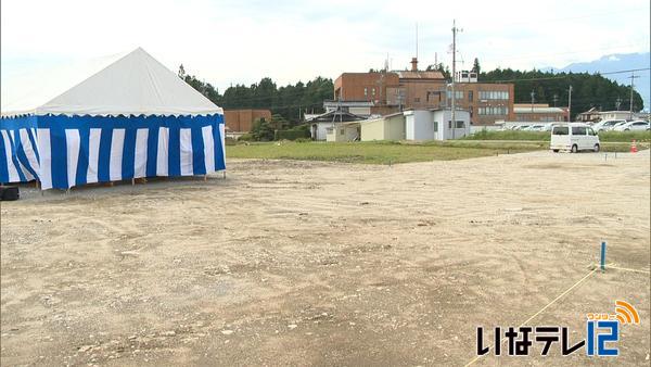 南箕輪村こども館安全祈願　起工式