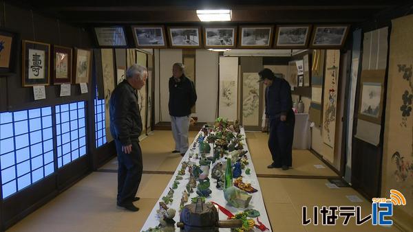 旧井澤家住宅で新春書画展