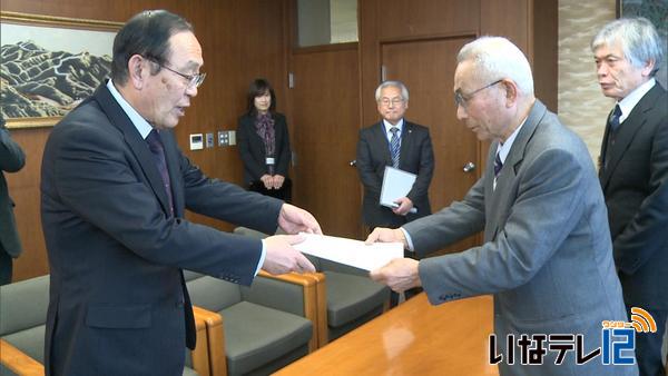 南箕輪村地域福祉計画　計画書案を村長に提出