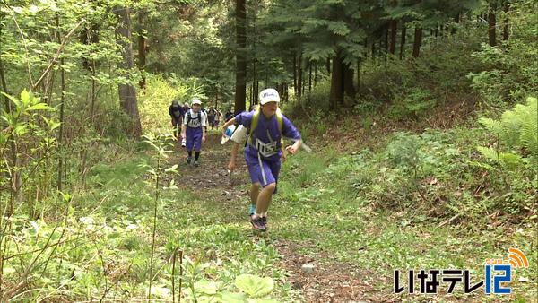 南箕輪中学校伝統の経ヶ岳強歩大会