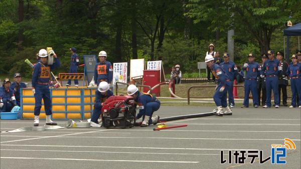 小型・南原　ポンプ車・田畑　ラッパ・北殿南殿　優勝