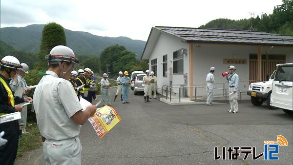 土砂災害危険か所パトロール　災害防止へ