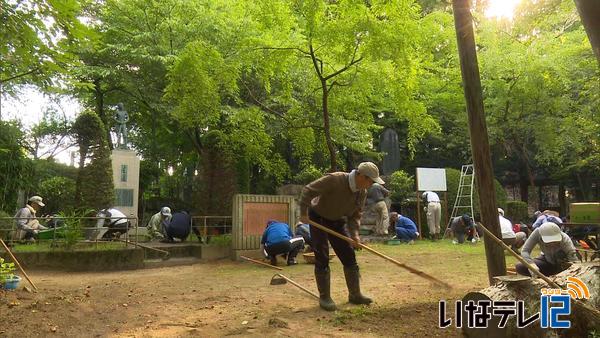 少年の塔慰祭を前に　環境整備