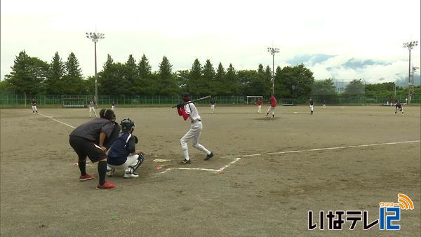 お盆恒例　箕輪町民野球大会