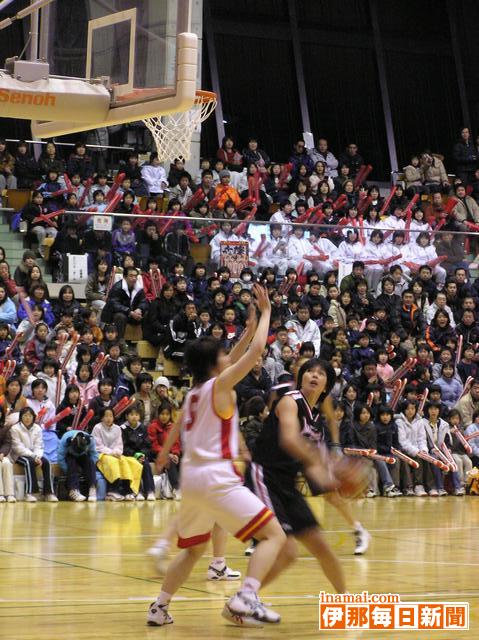 バスケットボール女子日本公式戦伊那市で