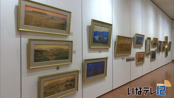 伊那市で平山郁夫さんの作品展