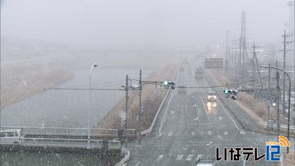 上伊那地域　大雪に警戒を