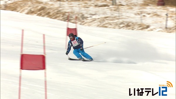 伊那市民体育祭スキー競技　４６人が出場
