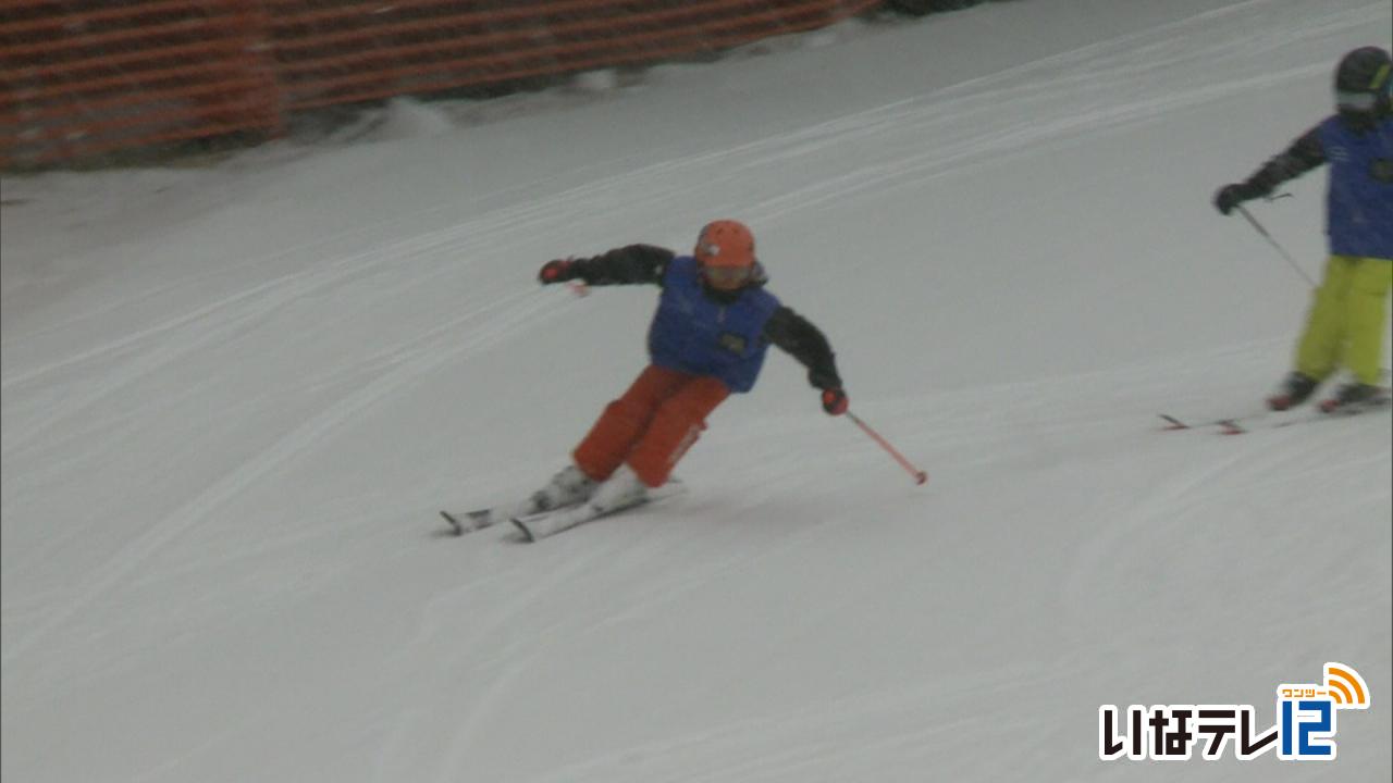 伊那スキークラブ　ジュニアチーム練習　