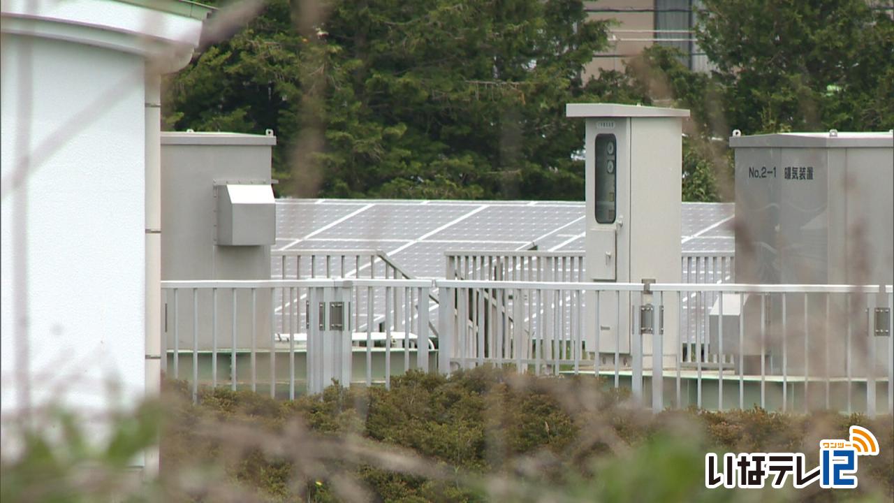 下水処理場の太陽光発電で３００万円節減