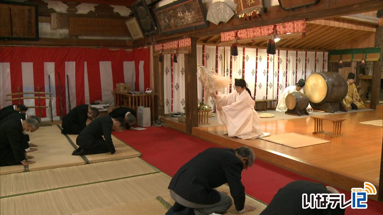 松島神社例大祭 縮小し実施