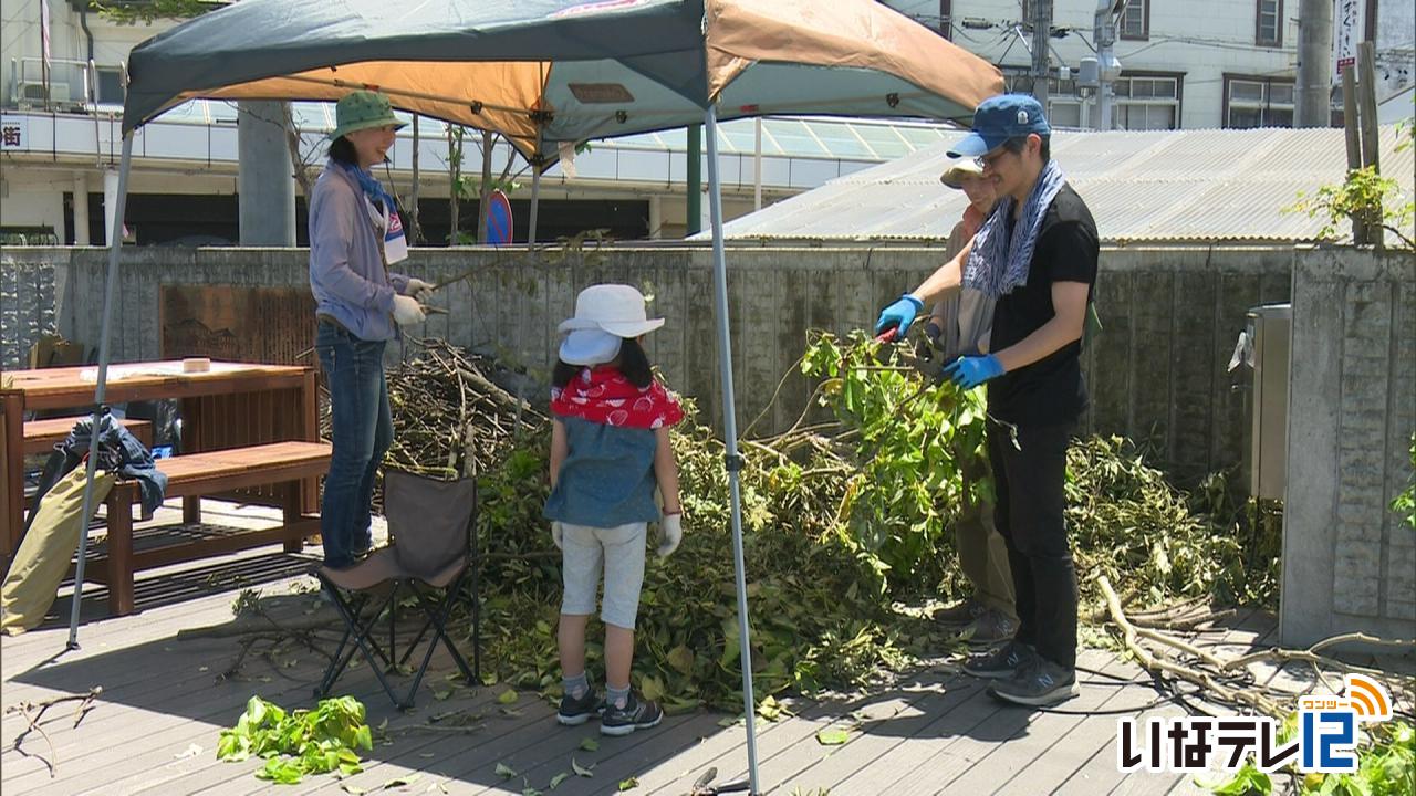 セントラルパークの整備作業