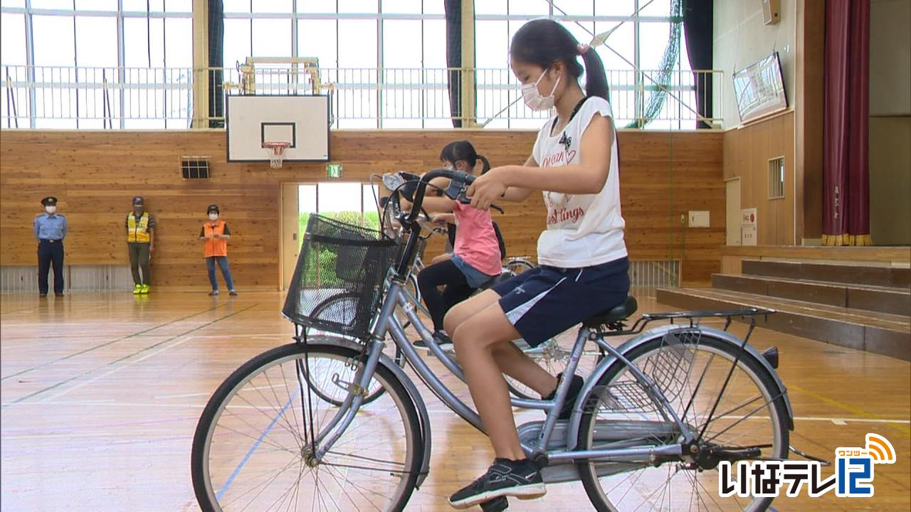 富県小自転車クラブ発足式・初練習