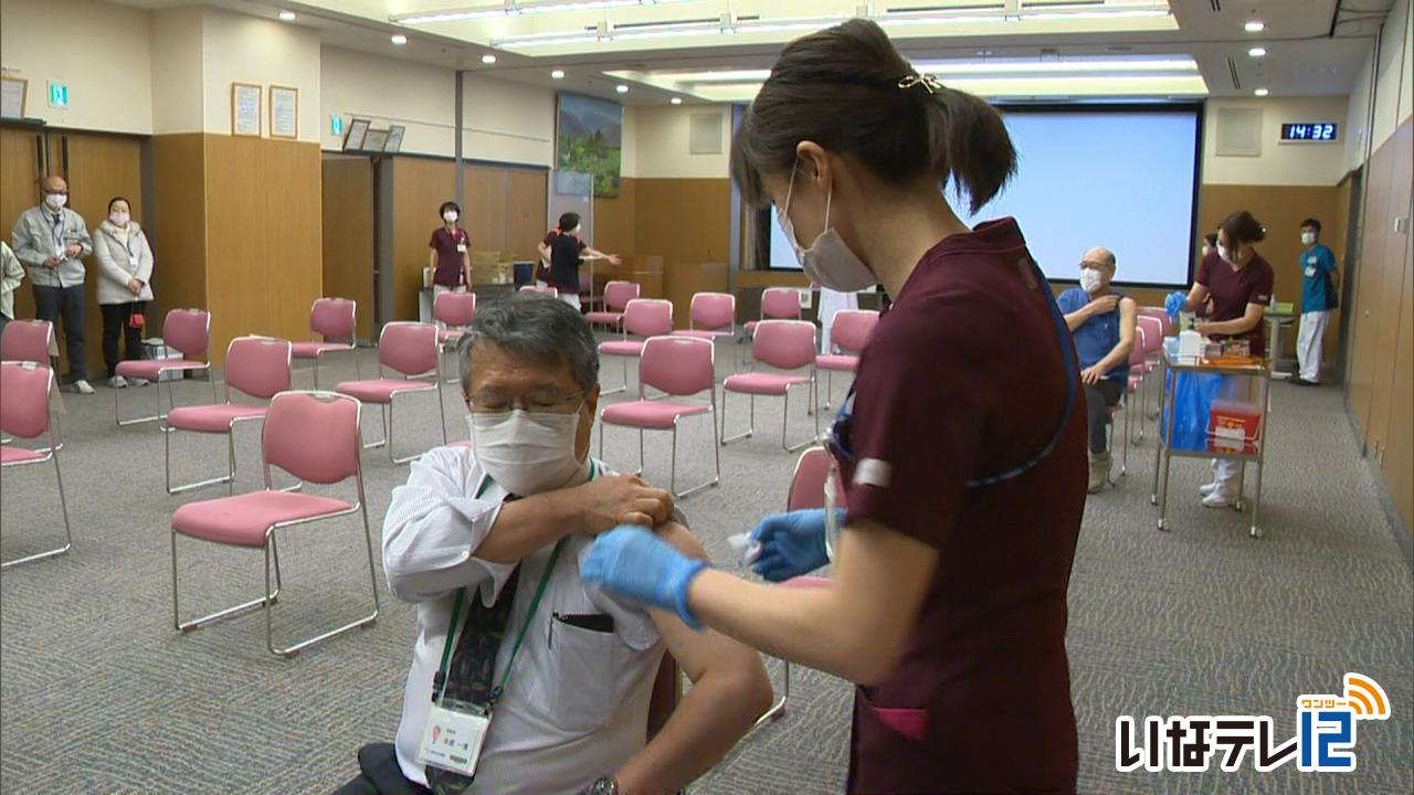 新型コロナワクチン　中病で本郷院長らが先行接種