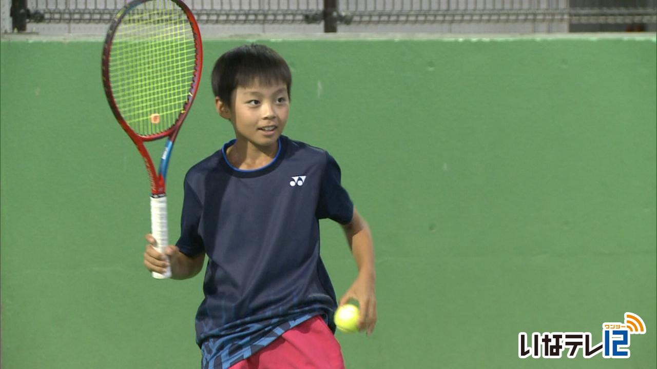 志水君 全国小学生テニス大会出場へ