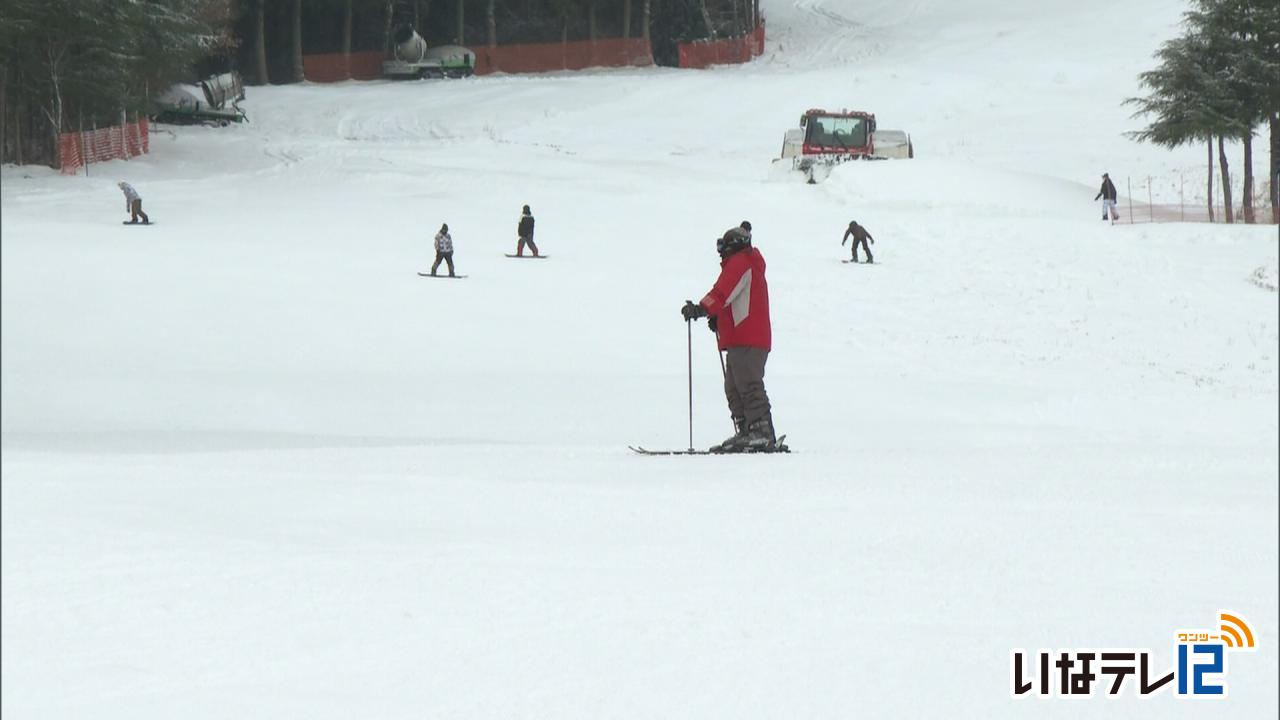 伊那スキーリゾート 今シーズンの営業開始