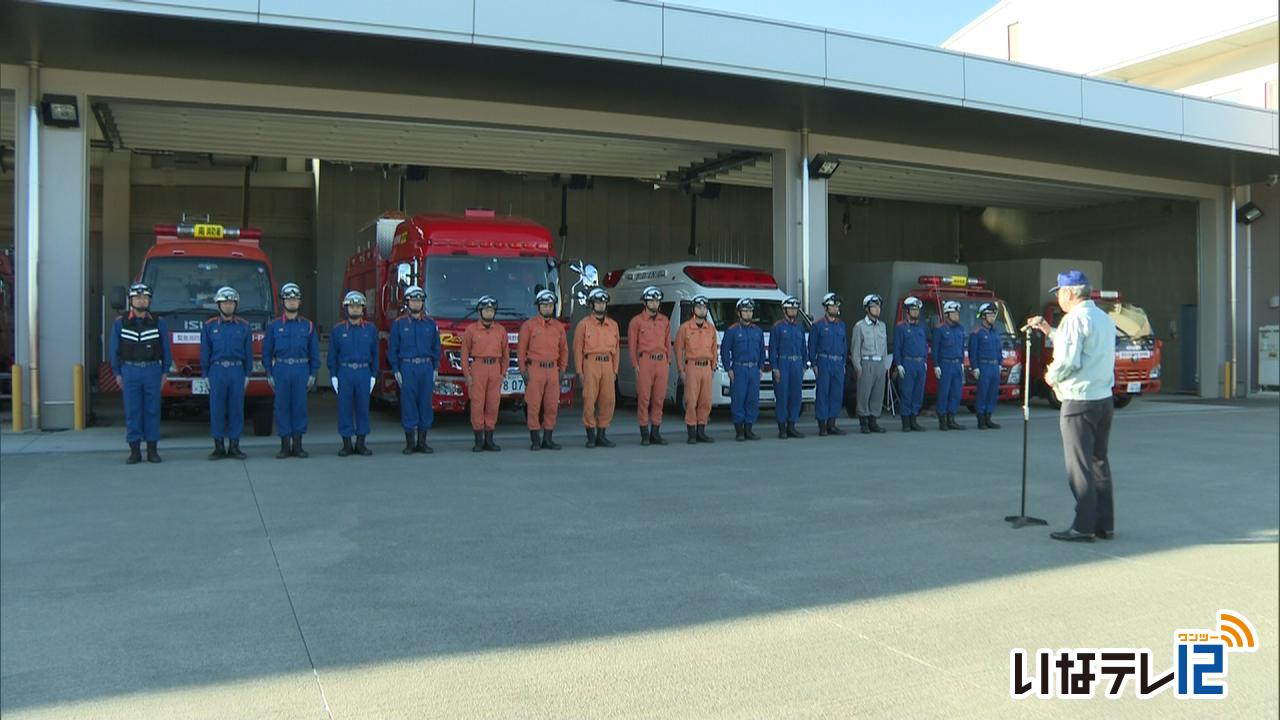石川県に上伊那消防本部から１６人が派遣