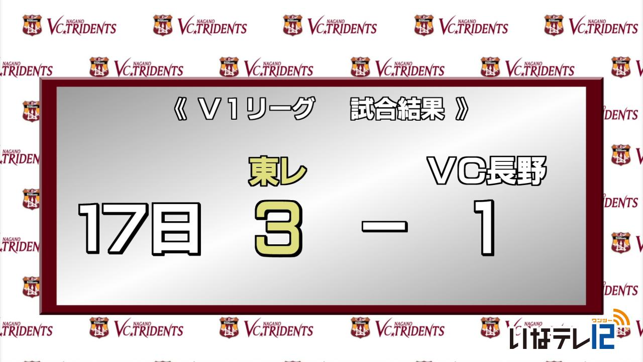 VC長野　１７日試合結果