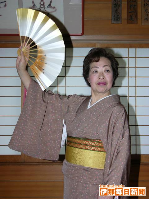 日本舞踊・花柳流師範<br>花柳太昌(松本八寿子)さん(63)