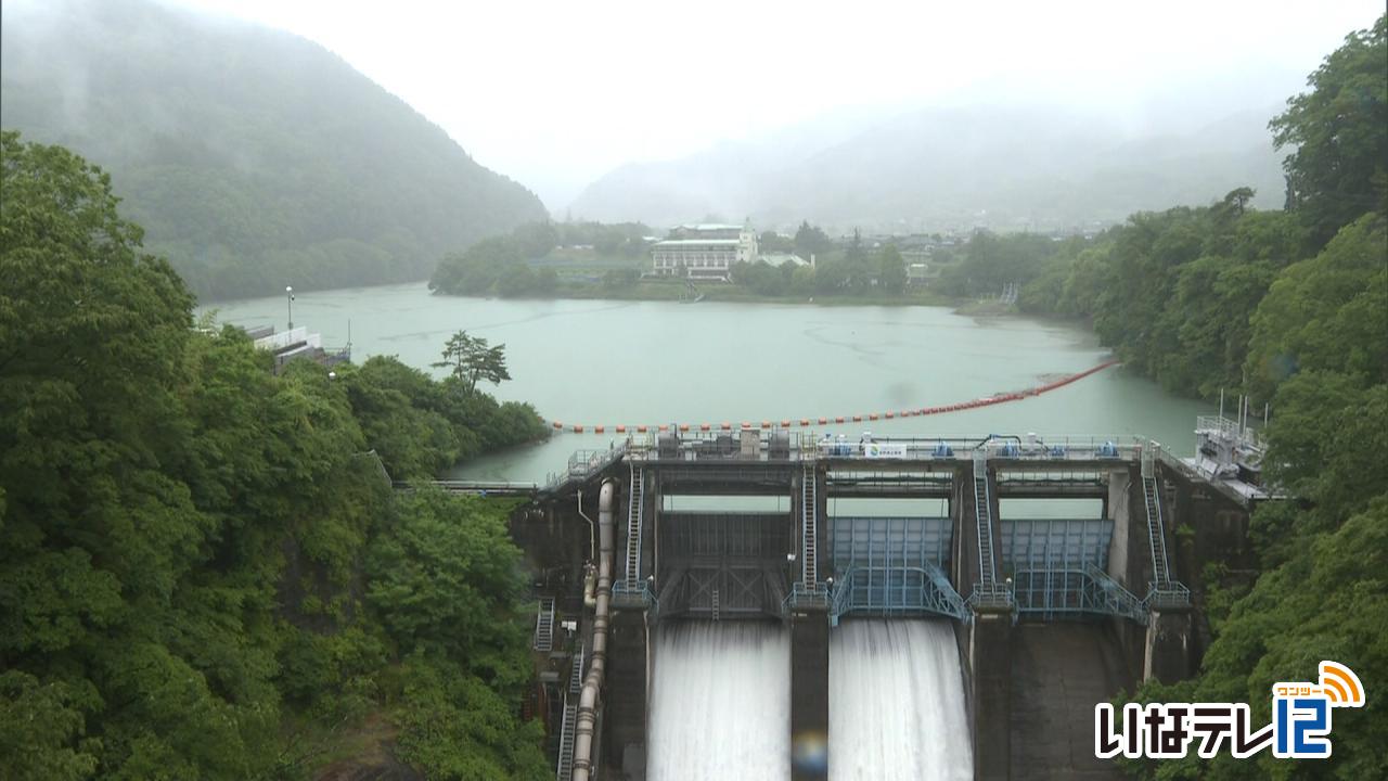 伊那地域　雨の被害なし