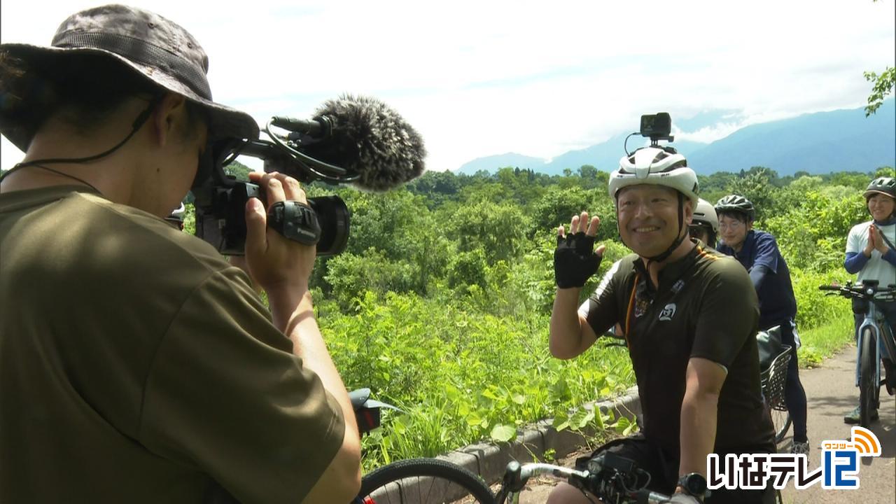 安田大サーカス 団長安田さん伊那市で番組収録