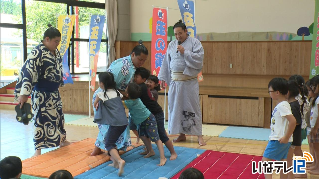 天使幼稚園で力士が食育