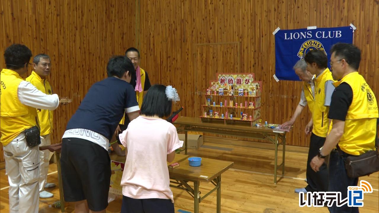 伊那養護学校寄宿舎の花火大会