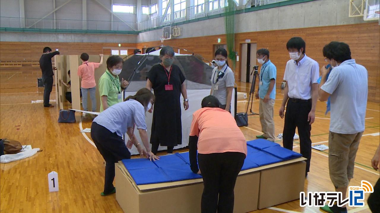 市社協　避難所設置研修会