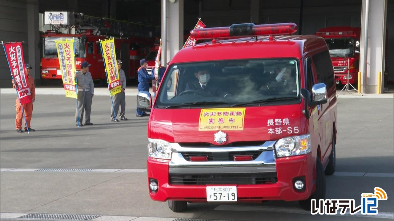 秋の火災予防運動　開始式