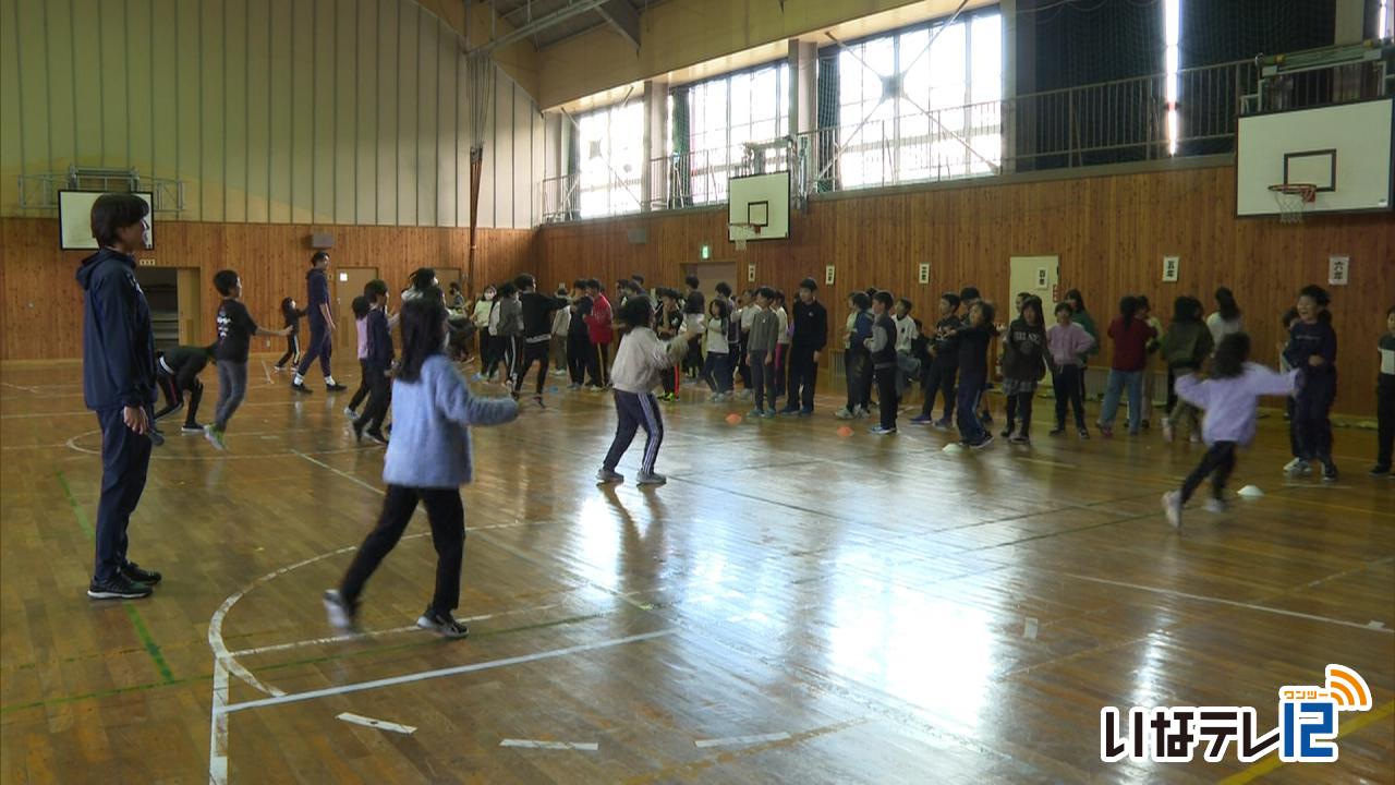 元プロスポーツ選手と交流　夢の大切さ学ぶ