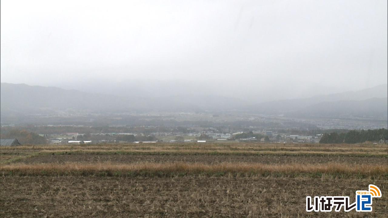 二十四節気「大雪」 伊那地域で雪や雨