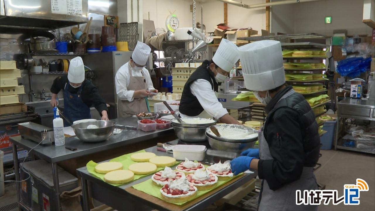 クリスマスイブ ケーキ屋大忙し