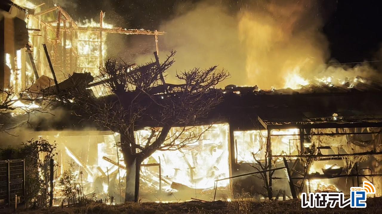 山寺で住宅全焼　１人の遺体