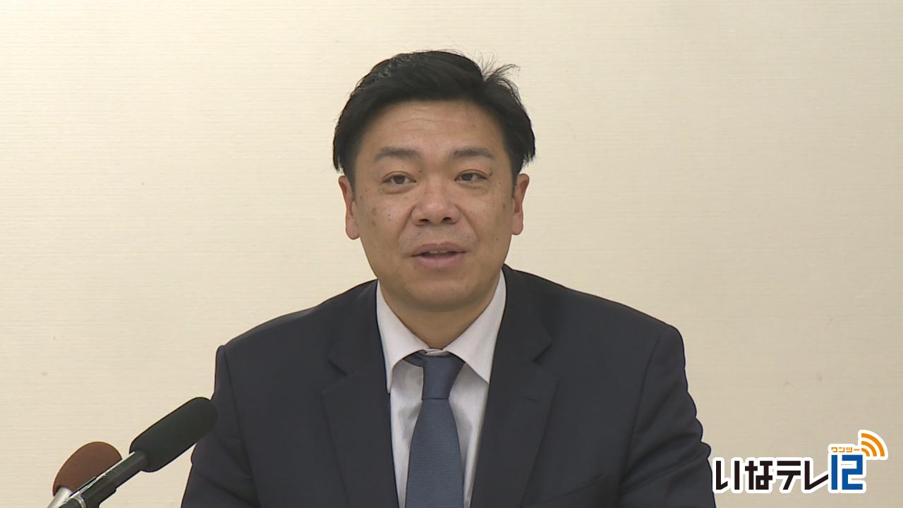 南箕輪村長選　藤城氏が政策発表