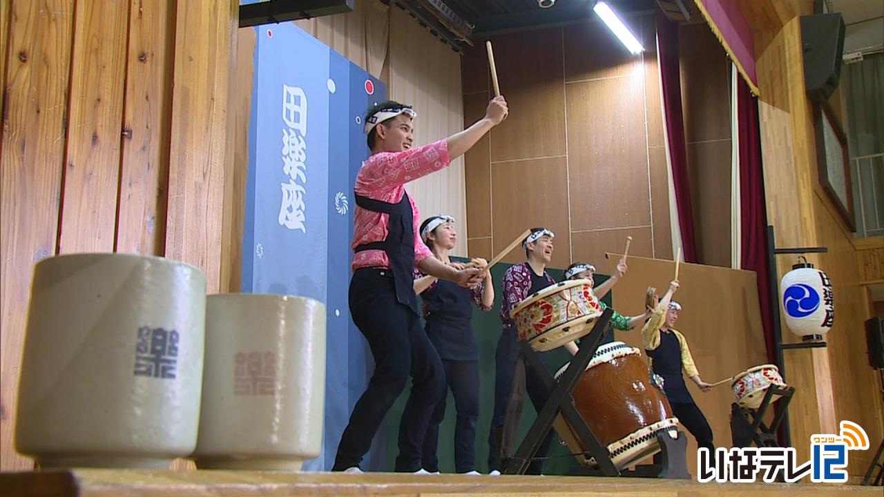 田楽座　伊那養護学校で特別公演