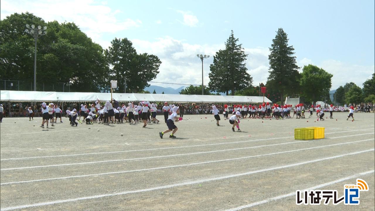 南箕輪小学校で運動会