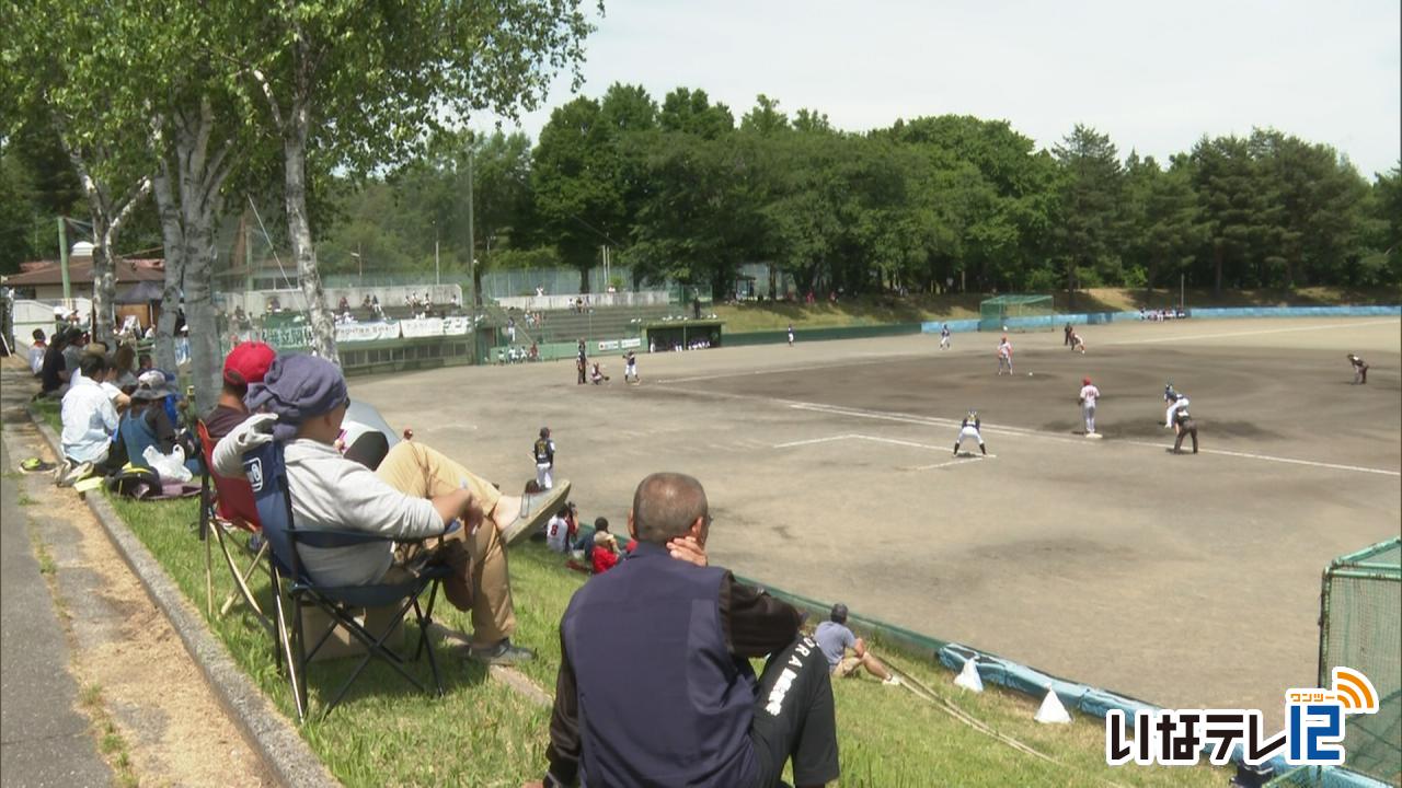 信濃グランセローズ９年ぶり南箕輪村で試合