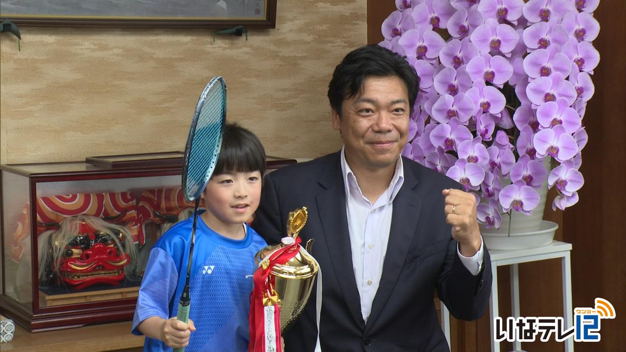 南小高橋さん　バド全国へ