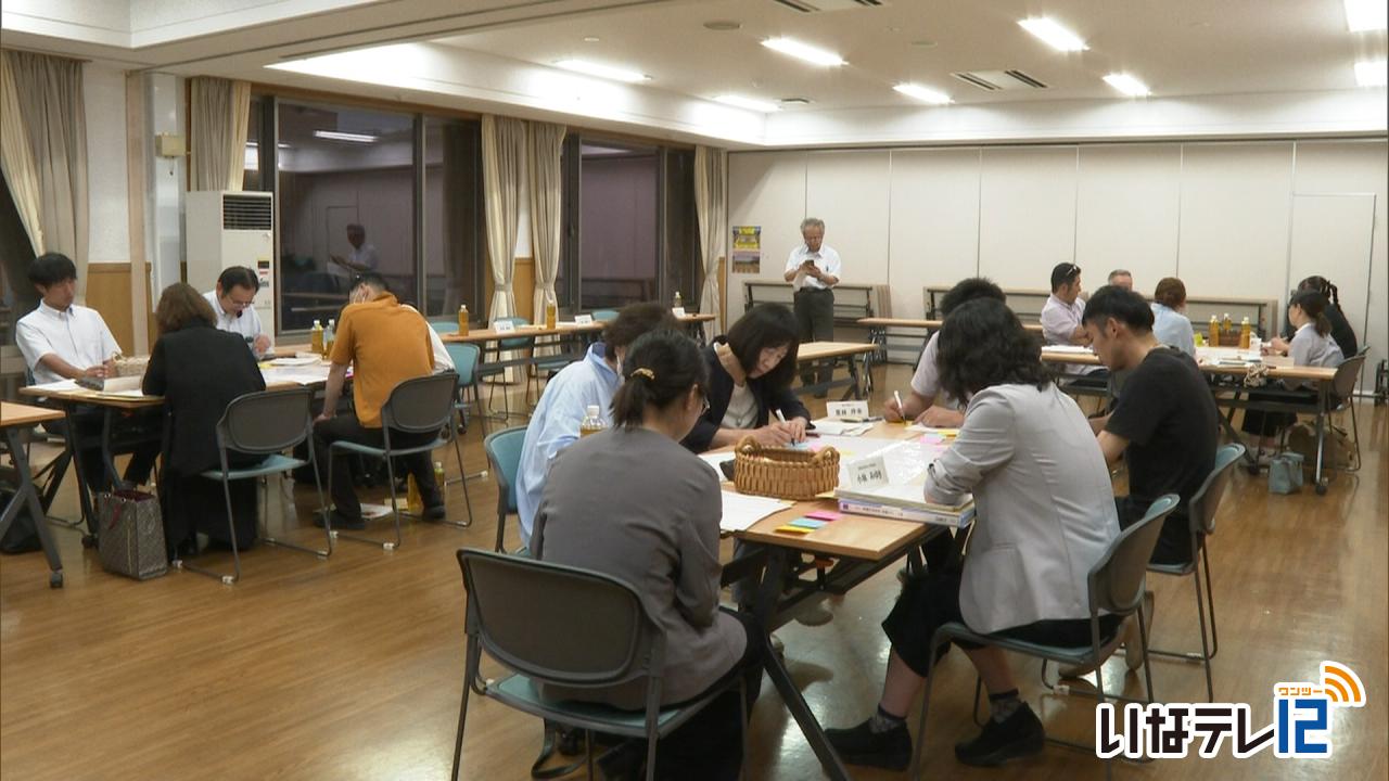 箕輪町の小中学校将来像を検討