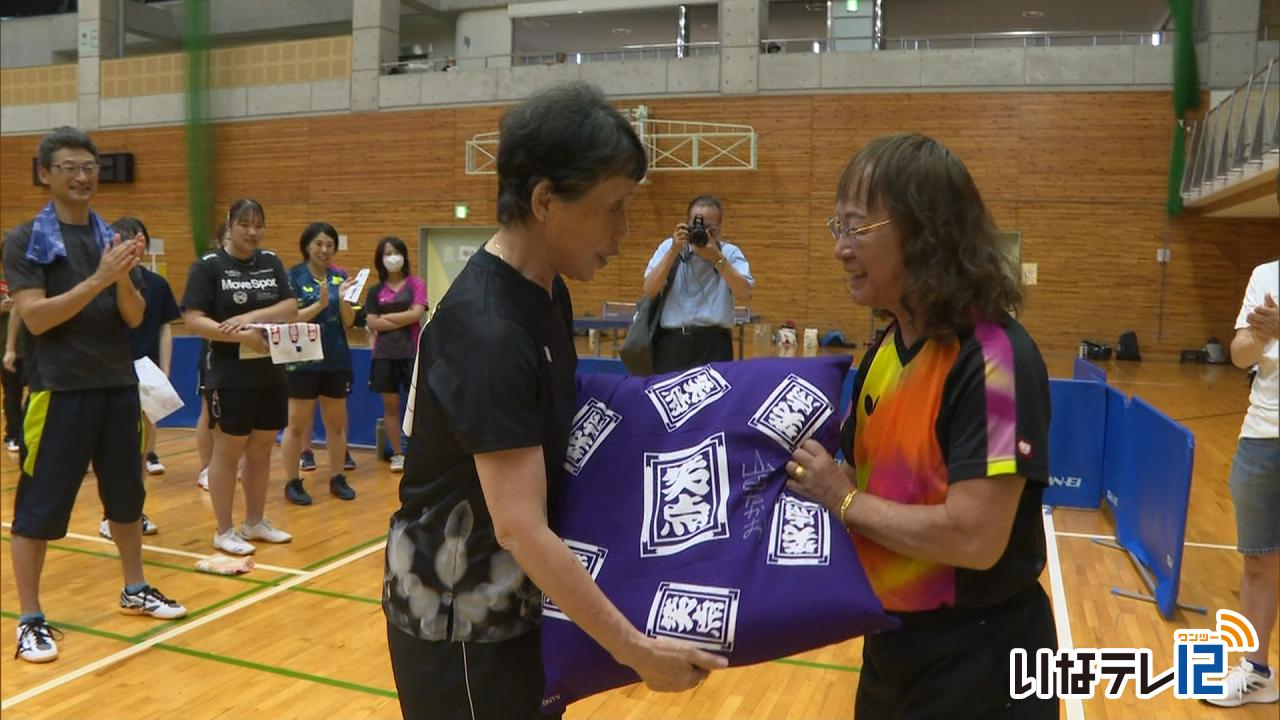 ｢笑点｣の山田さん招き卓球大会