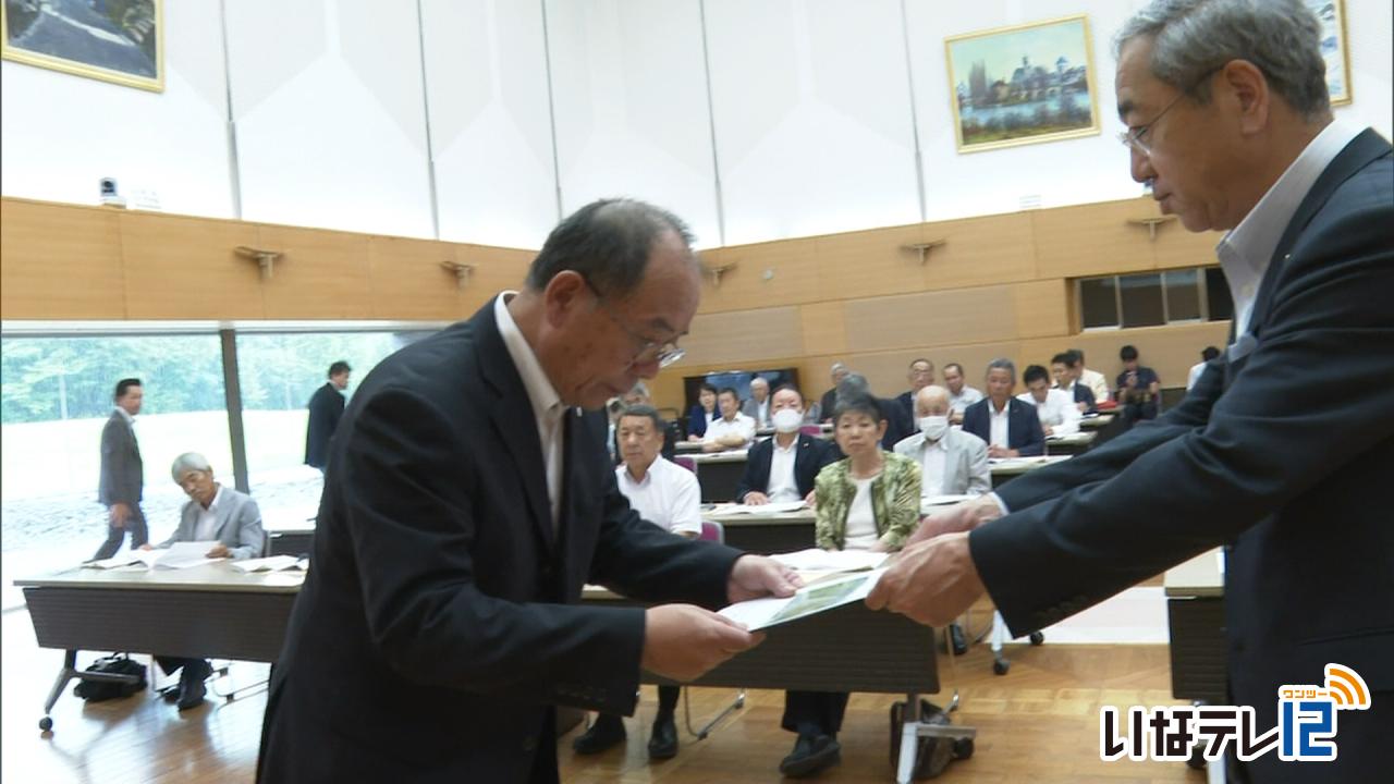 伊駒アルプスロード早期完成要望を決議