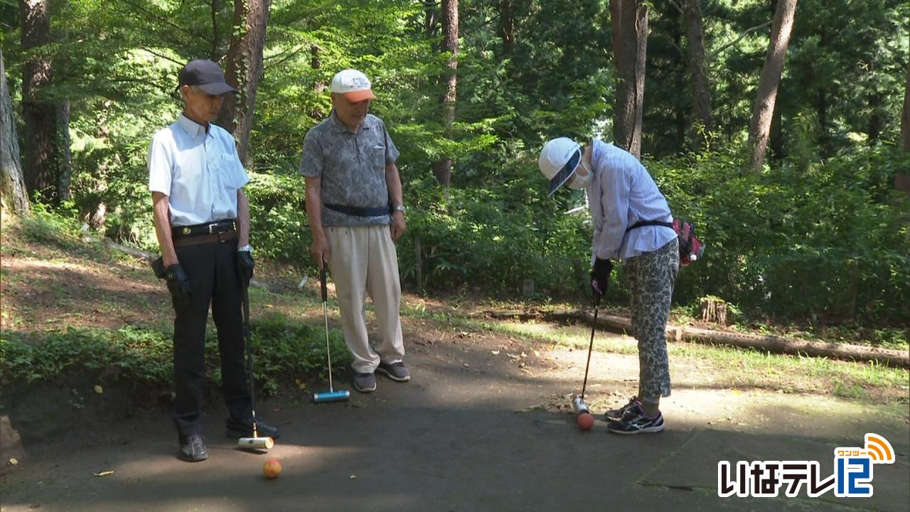箕輪町長寿クラブ連合会 マレット大会