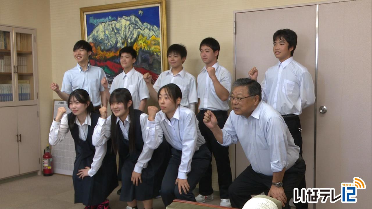 箕輪中学校フェンシング部　全国大会で入賞