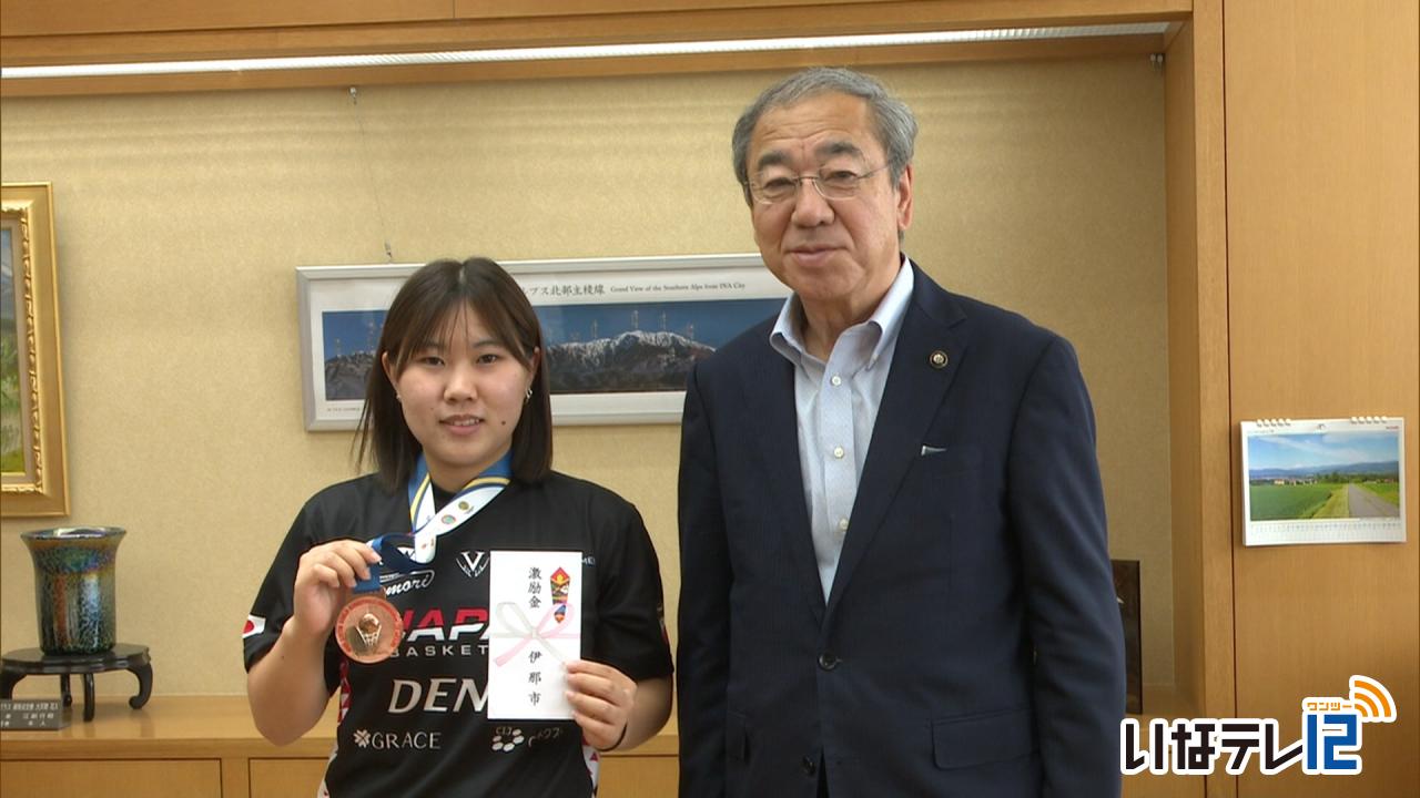 田中優香さん　FIDバスケットボール世界大会で３位