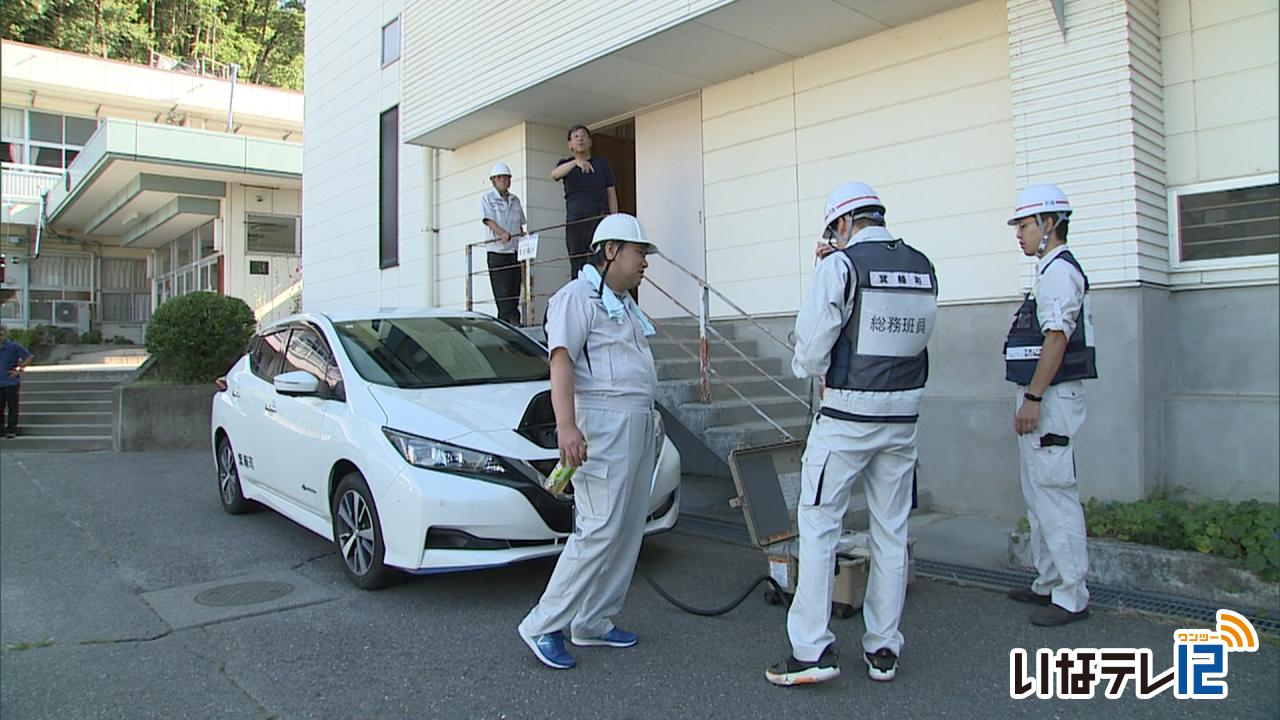 箕輪町地震総合防災訓練