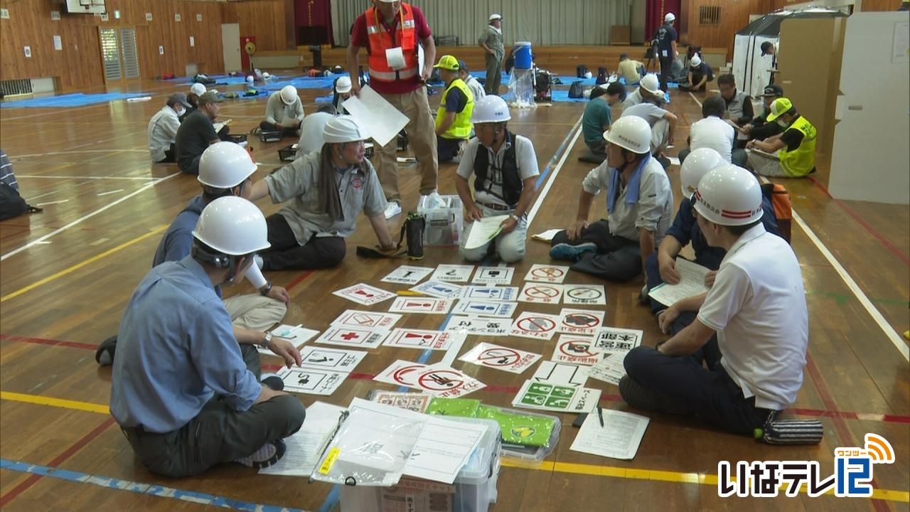 伊那市総合防災訓練